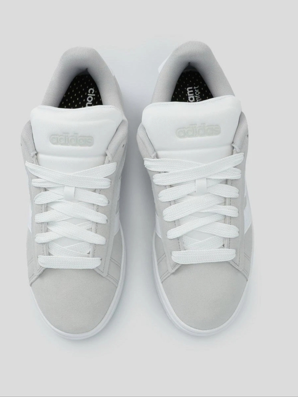 NEW Adidas Grand Court Alpha Women's Sneaker Skater Suede Shoes Retro Cloudfoam - Picture 3 of 14
